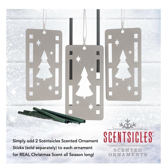 NEW Scentsicles Scented Ornament Holders, Scented Ornament Sticks Holder - Picture 3 of 7